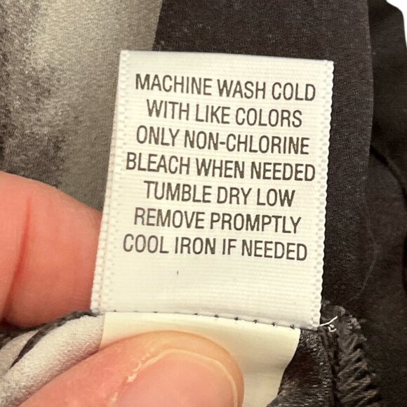 Converse One Star Womens Sheer Top Size M Black Tie Dye Punk Grunge Emo Rocker - Picture 8 of 8